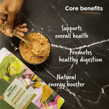 Two Brothers Organic Farms: Sugarcane Jaggery Powder (500g)