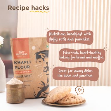 Two Brothers Organic Farms: Khapli Wheat Flour (2 kg)