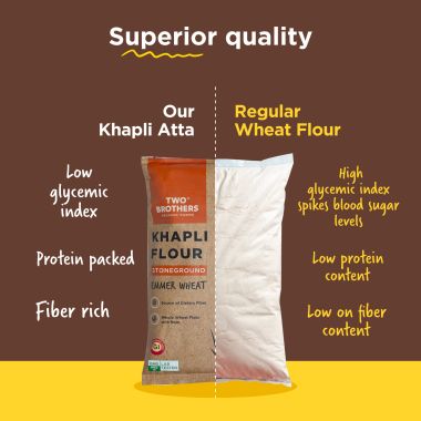 Two Brothers Organic Farms: Khapli Wheat Flour (2 kg)