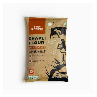 Two Brothers Organic Farms: Khapli Wheat Flour (2 kg)