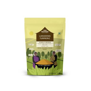 Two Brothers Organic Farms: Lakadong Turmeric Powder (150g)