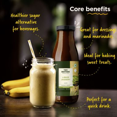 Two Brothers Organic Farms: Natural Liquid Jaggery (Kaakvi) (390ml)