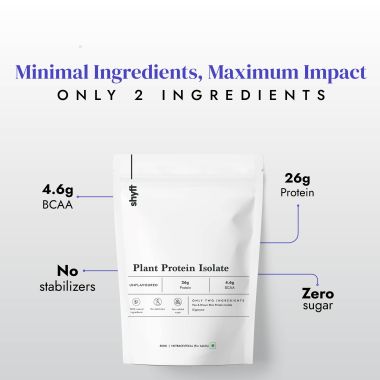 shyft: Plant Protein Isolate - Unflavoured - 500gms