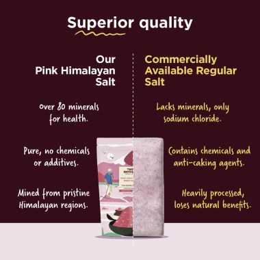 Two Brothers Organic Farms: Pink Himalayan Rock Salt (1KG)