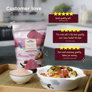 Two Brothers Organic Farms: Pink Himalayan Rock Salt (1KG)