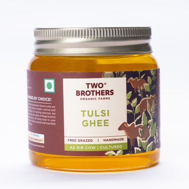 Two Brothers Organic Farms: Tulsi Ghee (250ML)