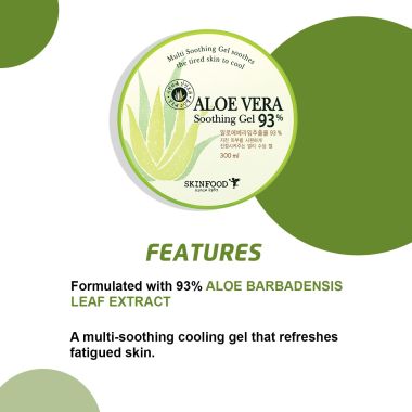 Skinfood: Aloe Vera 93% Soothing Gel - 300ml