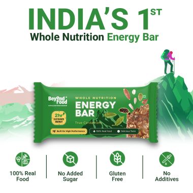Beyond Food: Energy Bars - True Cardamom (Pack of 6)