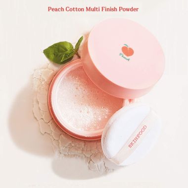Skinfood: PEACH COTTON MULTI FINISH POWDER(15G)