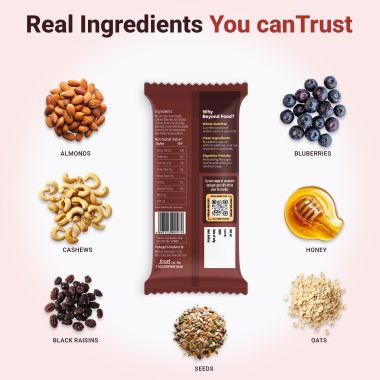 Beyond Food: Energy Bars - Classic Cocoa (Pack of 6)