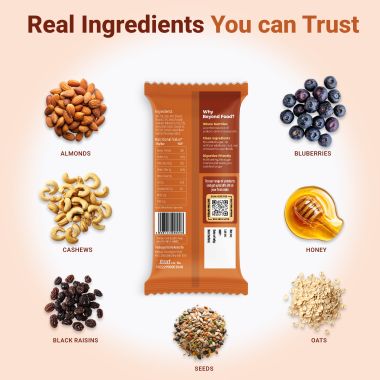 Beyond Food: Energy Bars - Peanut Butter (Pack of 6)