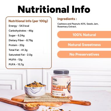 Beyond Food: Muesli - Peanut Butter Crunch 450g