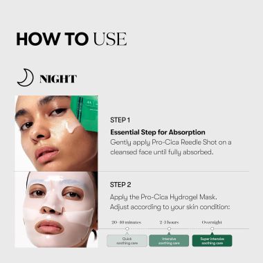 VT Cosmetics: Pro Cica Reedle Shot 100 2-step Hydrogel Mask