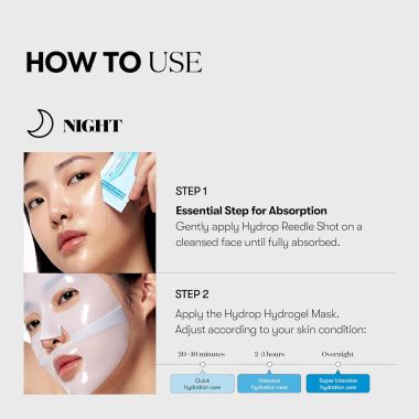 VT Cosmetics: Hydrop Reedle Shot 100hl 2-step Hydrogel Mask