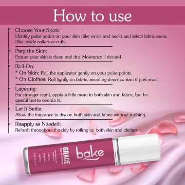 Bake Cosmetics: Grace 100% Concentrated Perfume Oil Roll on Fragrance For Men & Women-White Oud