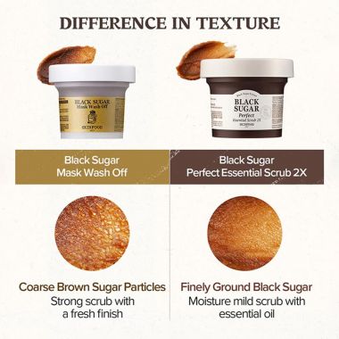 Skinfood: BLACK SUGAR PERFECT ESSENTIAL SCRUB 2X