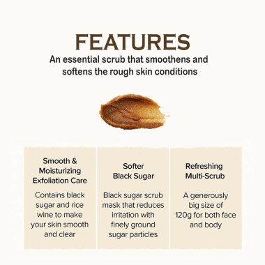 Skinfood: BLACK SUGAR PERFECT ESSENTIAL SCRUB 2X