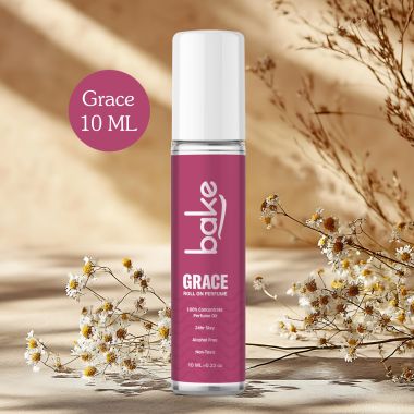 Bake Cosmetics: Grace 100% Concentrated Perfume Oil Roll on Fragrance For Men & Women-White Oud