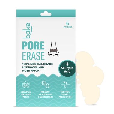 Bake Cosmetics: 2% Salicylic Acid Nose Strips for Pore Cleansing & Blackheads Removal-Pack of 6 Strips