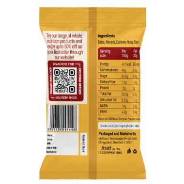Beyond Food: Nuts & Dates Bites - Pack of 12