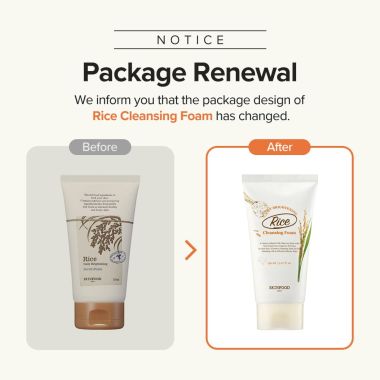 Skinfood: RICE DAILY BRIGHTENING SCRUB FOAM