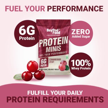 Beyond Food: Protein Minis - Cranberry Zest (Pack of 6)