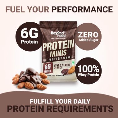 Beyond Food: Protein Minis - Cocoa Almond Crunch (Pack of 6)