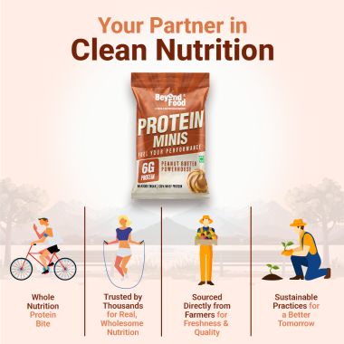 Beyond Food: Protein Minis - Peanut Butter (Pack of 6)