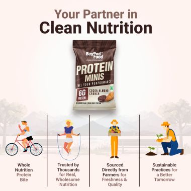 Beyond Food: Protein Minis - Cocoa Almond Crunch (Pack of 6)