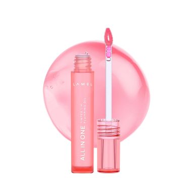 Lamel: All in One Lip Tinted Plumping Oil 401-Peachy