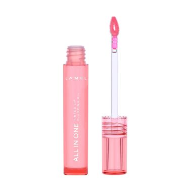 Lamel: All in One Lip Tinted Plumping Oil 401-Peachy