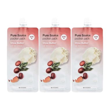 Missha: Pure Source Pocket Pack (Shea Butter) - 10ml (Pack 3)