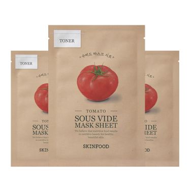 Skinfood: Tomato Sous Vide Mask Sheet - 18ml pack of 3