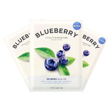 Its Skin: The Fresh Mask Sheet Blueberry - 20ml (Pack 3)