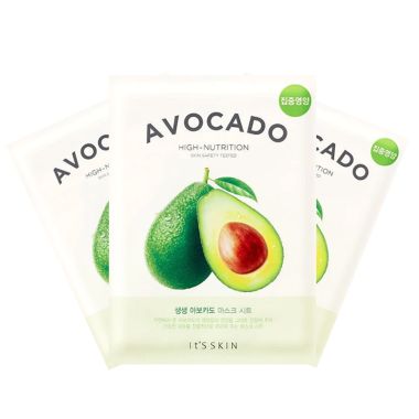 Its Skin: The Fresh Mask Sheet Avocado - 20ml (Pack 3)