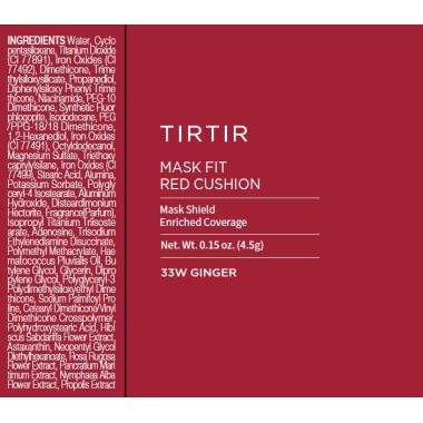 Tirtir: Mask Fit Red Cushion 33W Ginger 4.5g