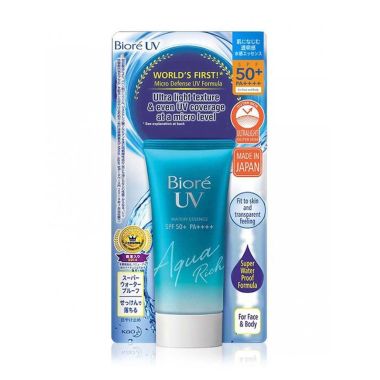 Biore: UV Aqua Rich Watery Gel Sunscreen SPF 50+ PA++++ 50ml
