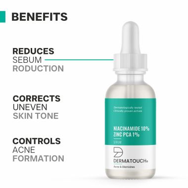 Dermatouch: 10% Niacinamide Serum for Acne & Blemishes 30ML