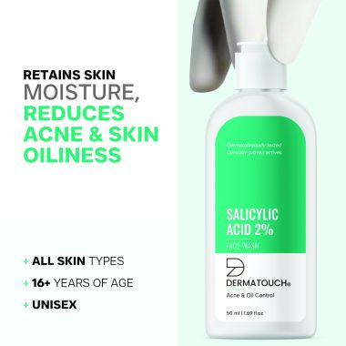 Dermatouch: Salicylic Acid 2% Face Wash 50ml