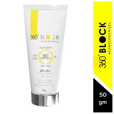 Ethiglo: 360 Block Sunscreen Gel SPF 50+ 50gm