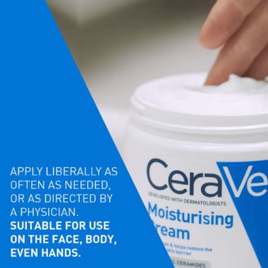 CeraVe: Moisturizing Cream 340gm