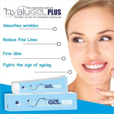 Ethiglo: Hyalugel Plus Hyaluronic Acid Gel 30 gm
