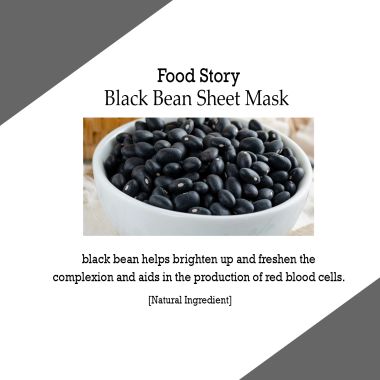 Orjena: Natural Moisture Mask Sheet - Black Bean 23ml