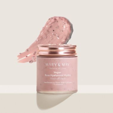 Mary&May: Rose Hyaluronic Hydra Wash off Pack 125g
