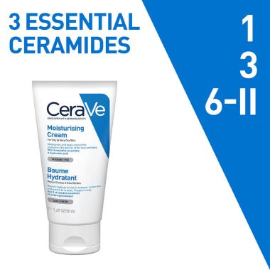 CeraVe: Moisturizing Cream For Dry To Very Dry Skin With Ceramides & Hyaluronic Acid 50ml