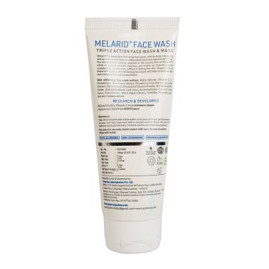 YUDERMA: Melarid Face wash - Triple action 2in1 Face wash & Mask 100gm