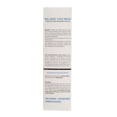 YUDERMA: Melarid Face wash - Triple action 2in1 Face wash & Mask 100gm