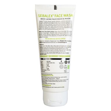 YUDERMA: Sebalex Face Wash - 2in1 Facewash& Mask 100gm