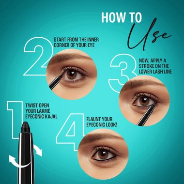 Lakme: 9 to 5 Eyeconic Kajal