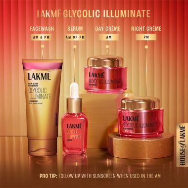 Lakme: Glycolic Illuminate Facewash with Glycolic Acid , 50g